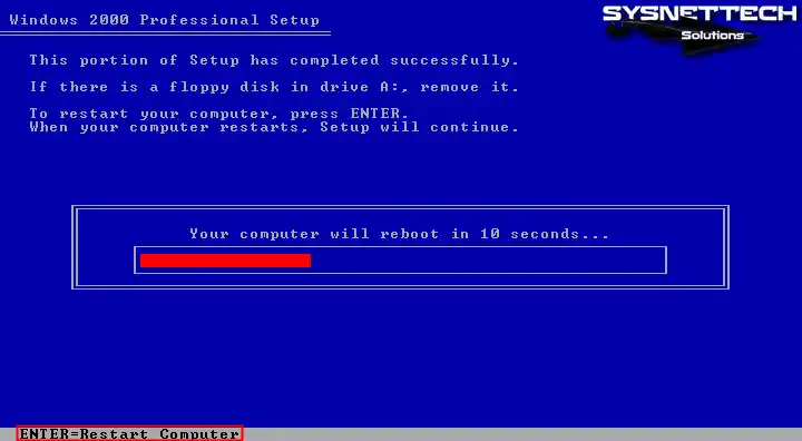 Computer Will Reboot In 10 Seconds