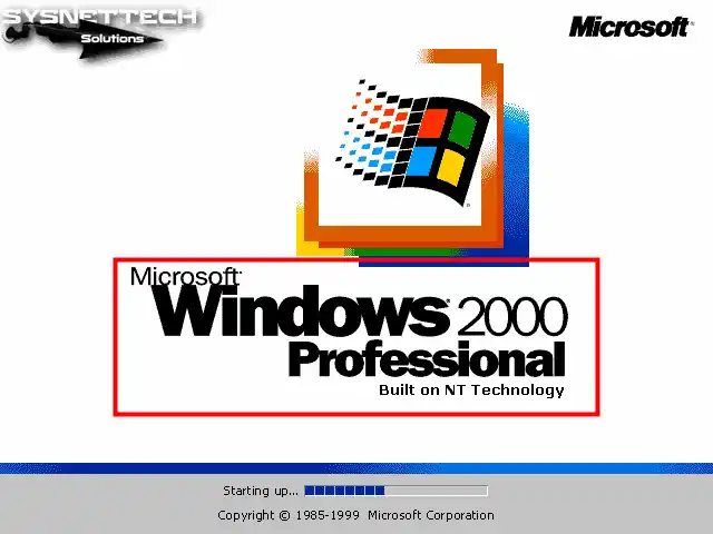 Microsoft Windows 2000 Professional | Built on NT Technology