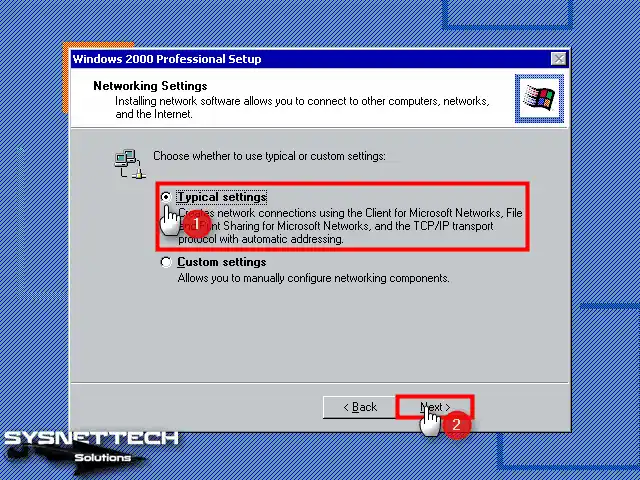 Typical Network Settings