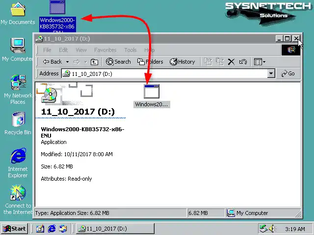 Copying EXE File to Desktop