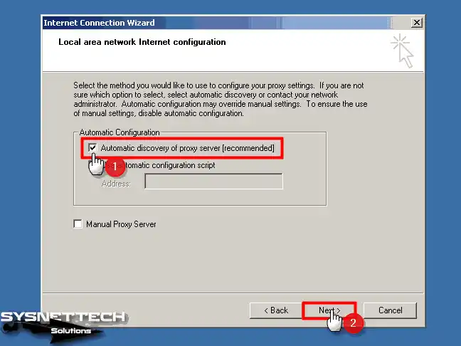 Automatic Proxy Server Discovery