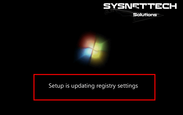 Setup is Updating Registry Settings