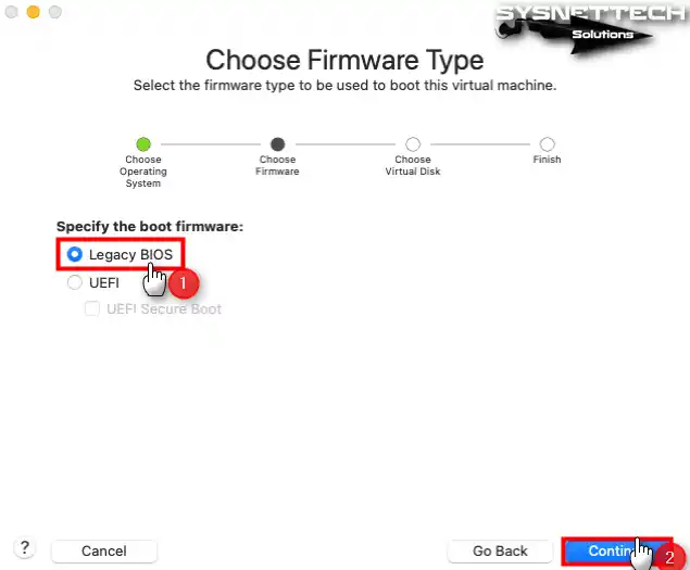 Selecting Firmware Type