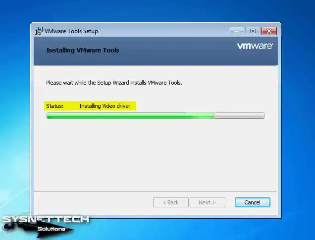 Installing Virtual Machine Video Driver