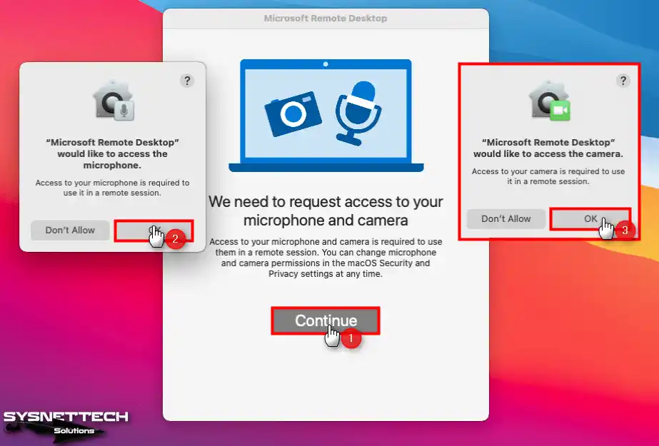 Uzak Masaüstü Bağlantısı İçin Kamera ve Mikrofona İzin Verme