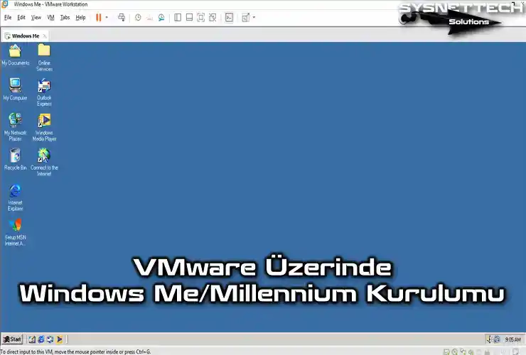 VMware Workstation 17 Üzerinde Windows Me/Millennium Kurulumu