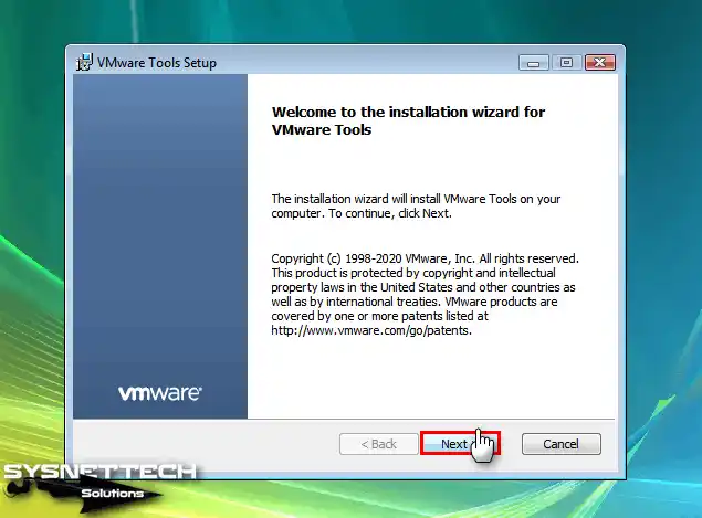 VMware Tools Sihirbazı