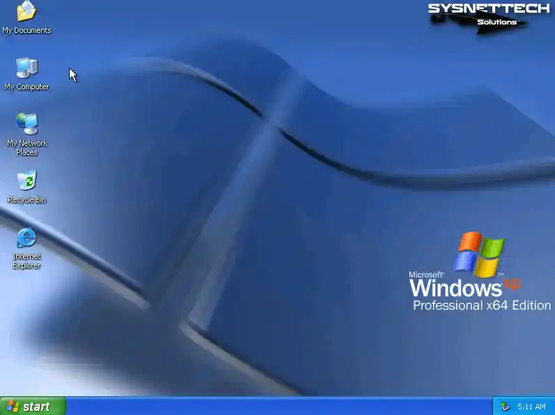 Windows XP Masaüstü Görünümü