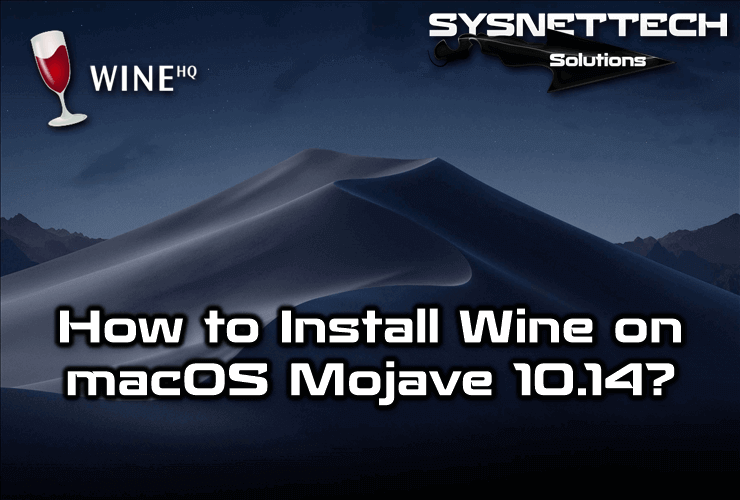 How to Install Wine on macOS Mojave 10.14