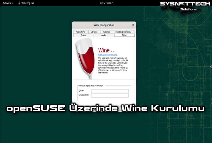 openSUSE Leap 15 Üzerinde Wine Kurulumu