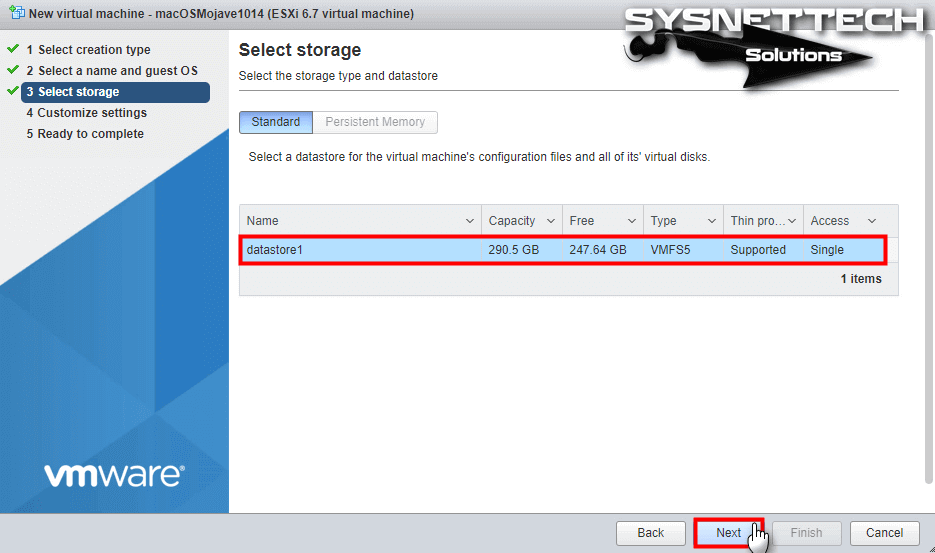 mac os on vmware esxi