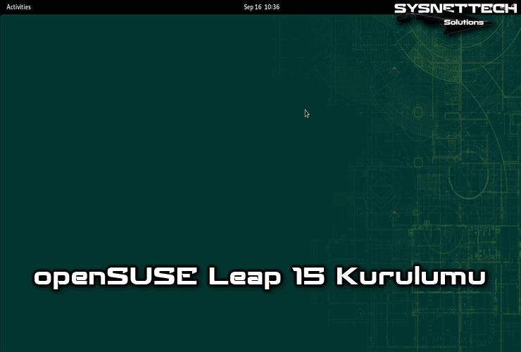 Önyüklenebilir USB Bellek ile Masaüstü/Laptop Bilgisayara openSUSE Leap 15 Kurulumu