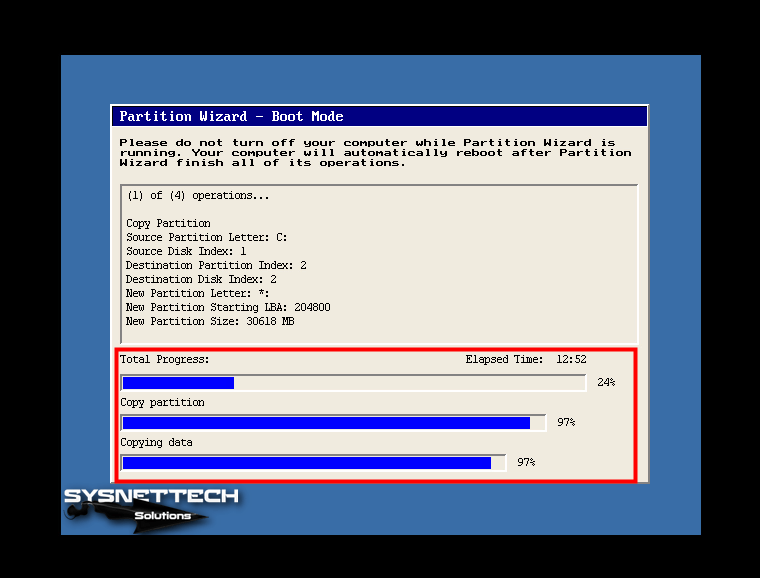 Partition Wizard - Boot Mode