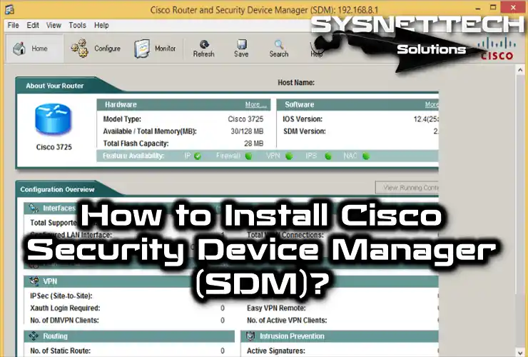 How to Install Cisco SDM (Security Device Manager)