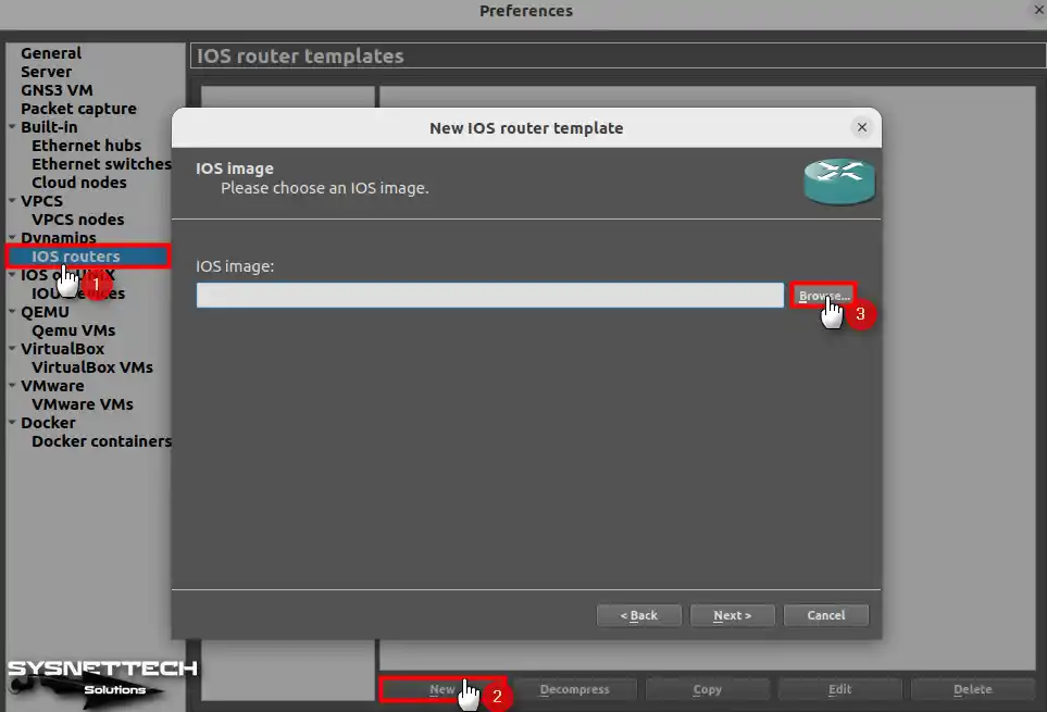 Adding Router IOS Image