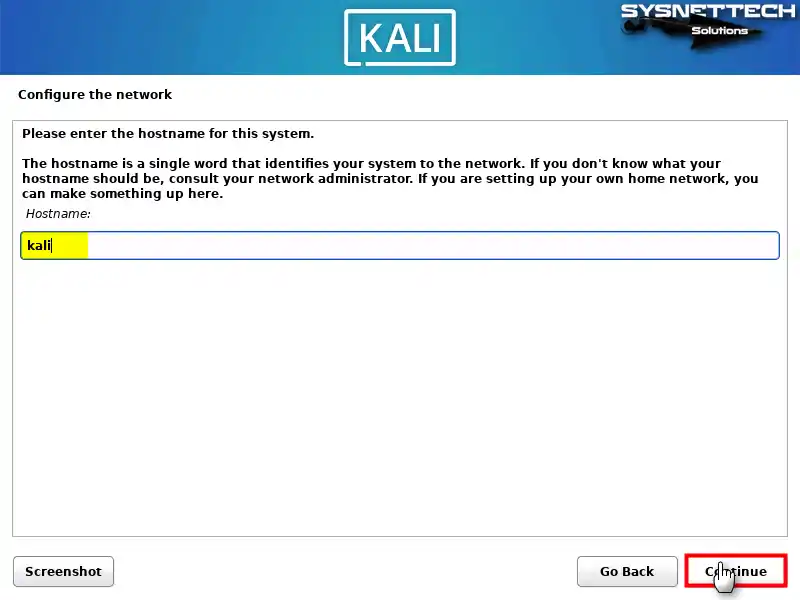 Sistem İçin Hostname Yazma