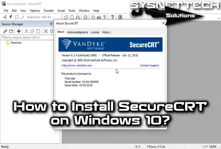How to Install SecureCRT on Windows 10