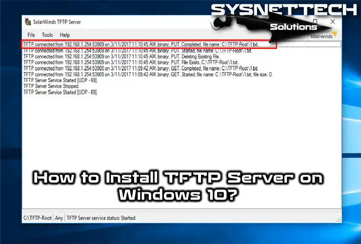 Installing TFTP Server on Windows 10