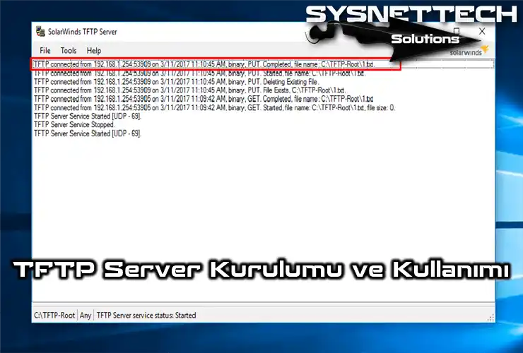 TFTP Server Kurulumu