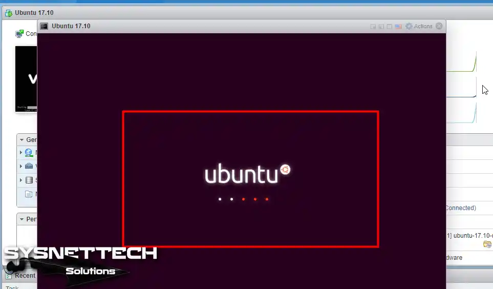 Ubuntu VM'yi başlatma