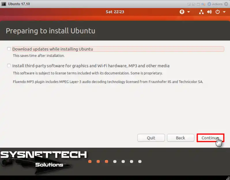 Ubuntu'yu yüklerken güncellemeleri indirin