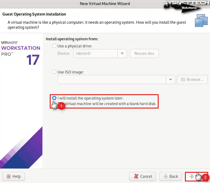 İşletim Sistemini Daha Sonra Kuracağım