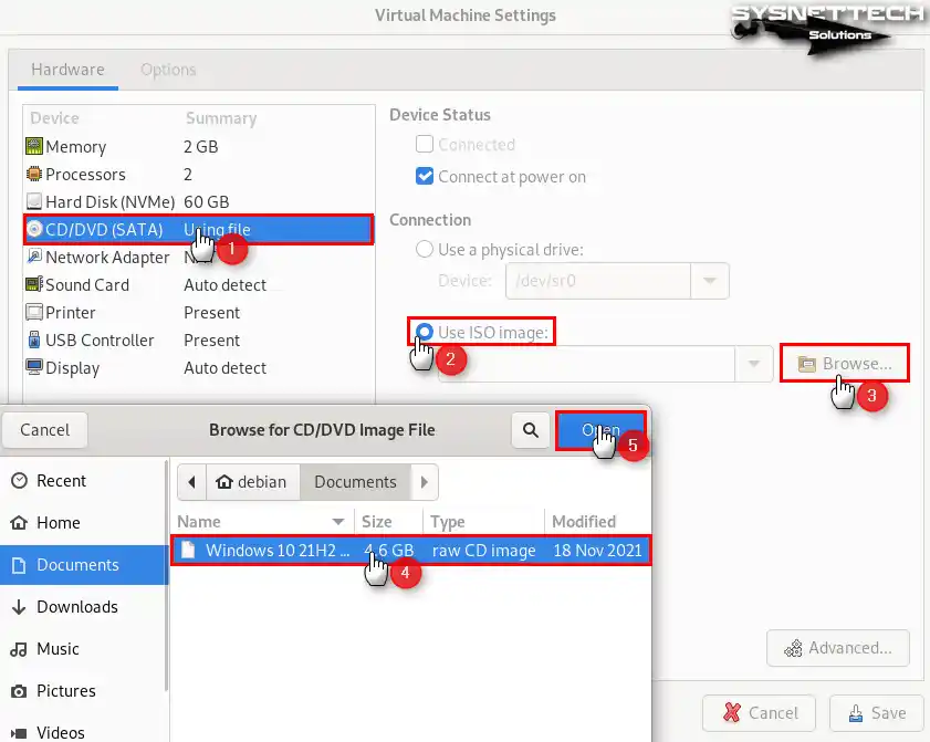 Sanal Makineye Windows 10 ISO Dosyası Ekleme