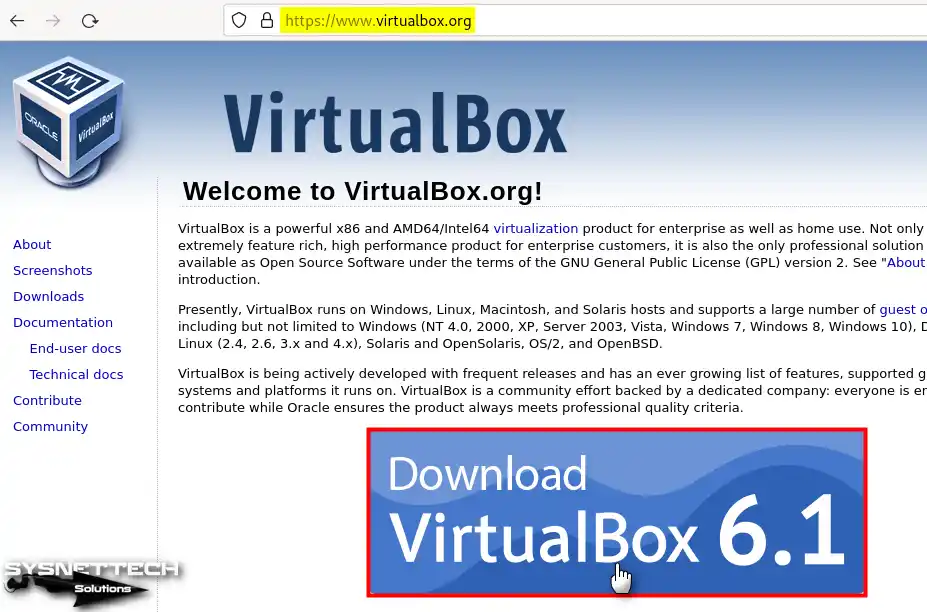 Linux İçin VirtualBox 6.1 İndirme