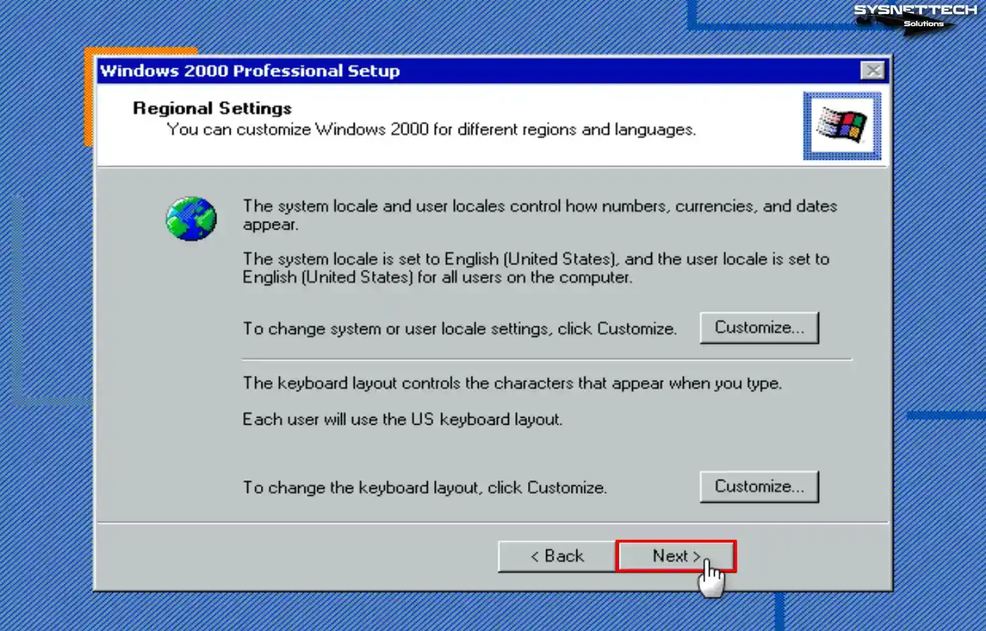 Configuring Region Settings