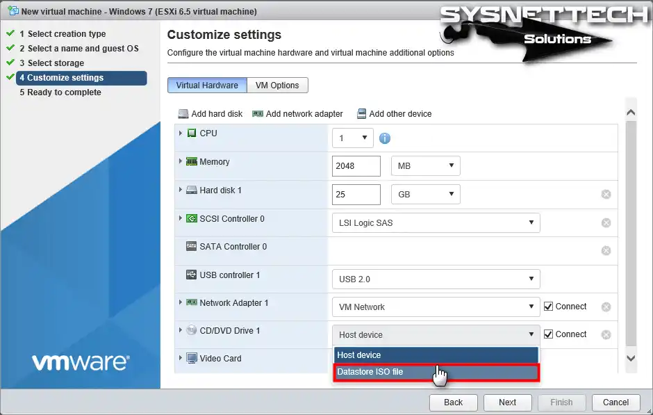 Datastore ISO File