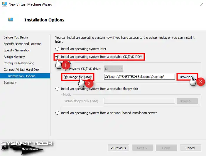 Adding Windows 7 ISO File to Virtual Machine
