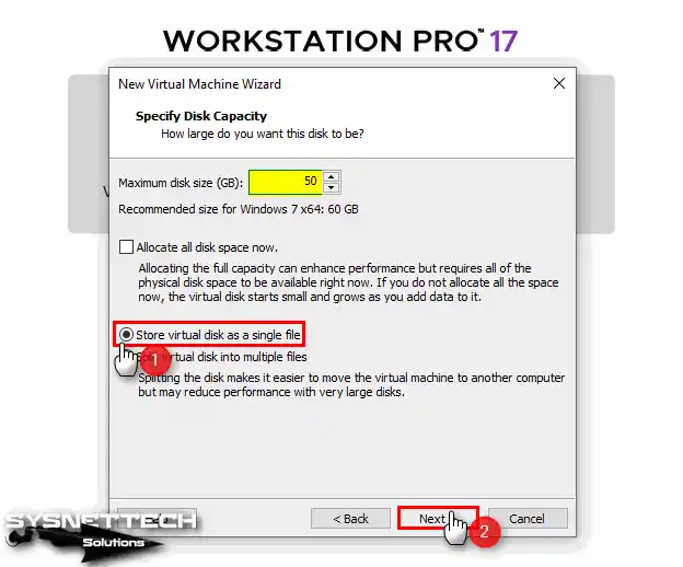 Determining the Quantity of Virtual Disk