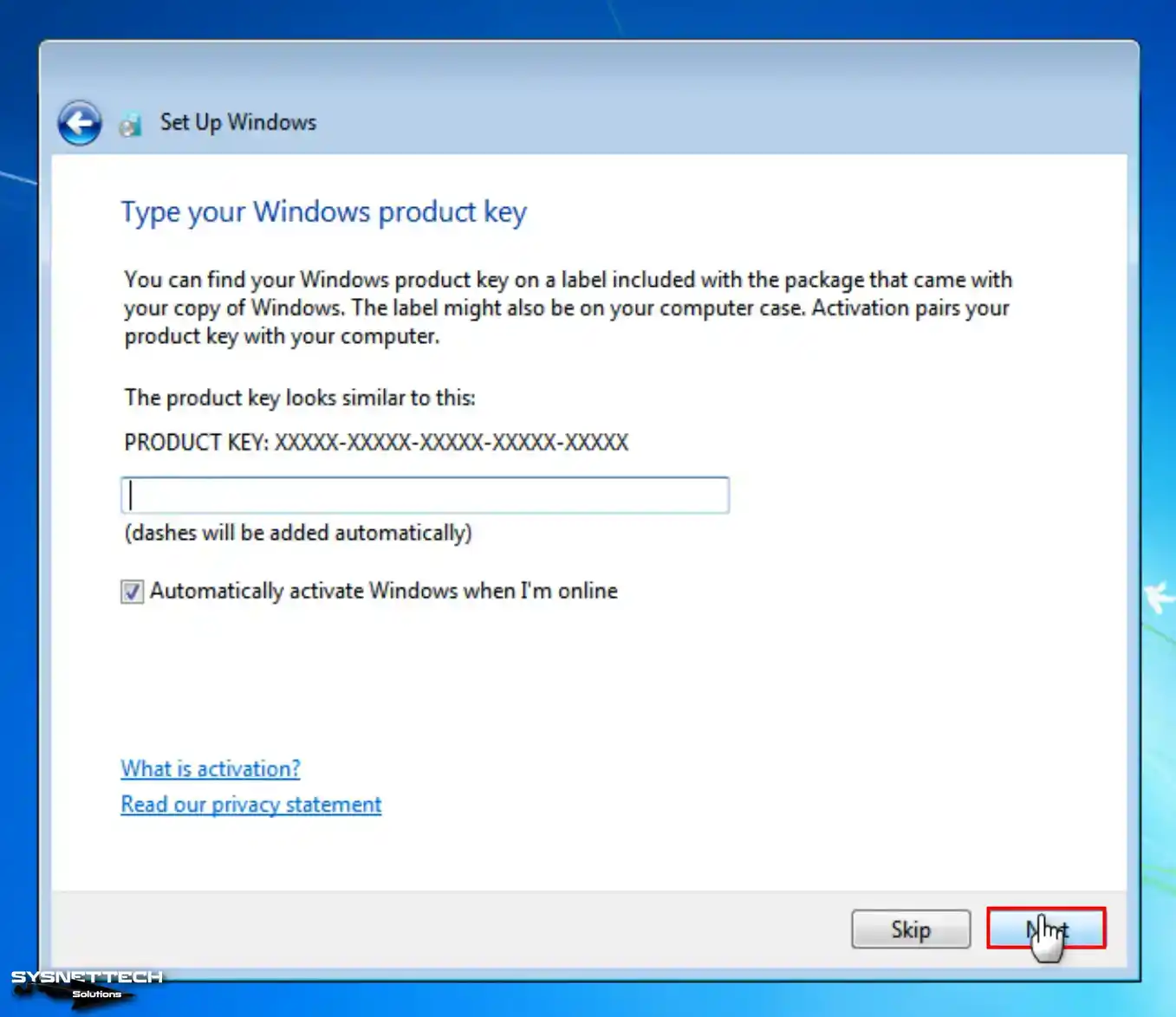 Windows 7 Product Key