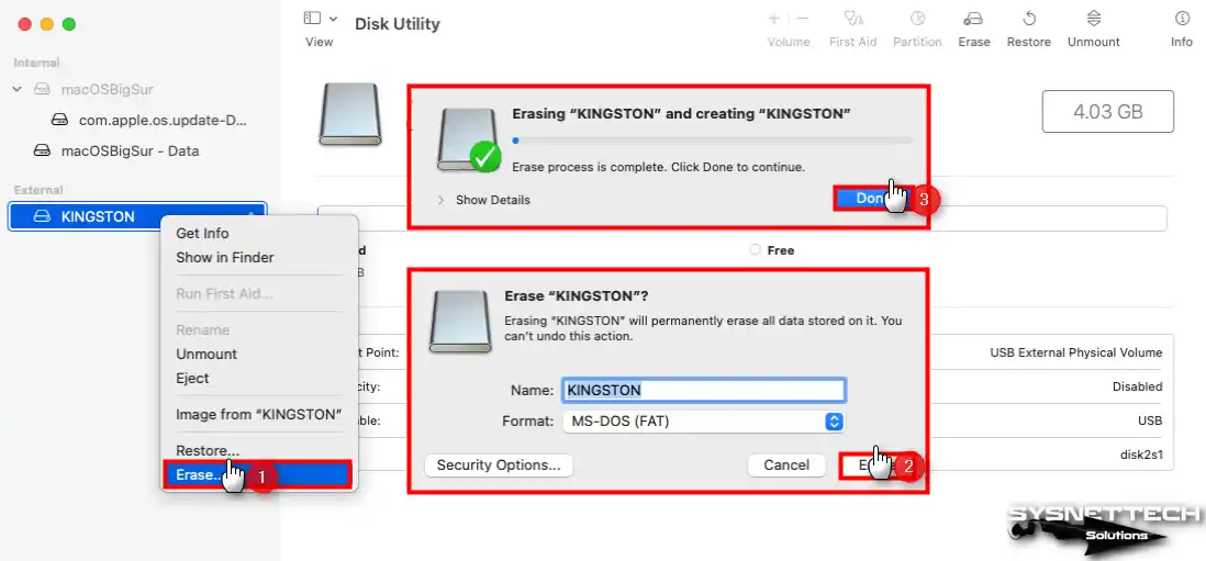 USB Diskin Dosya Formatını FAT'e Dönüştürme