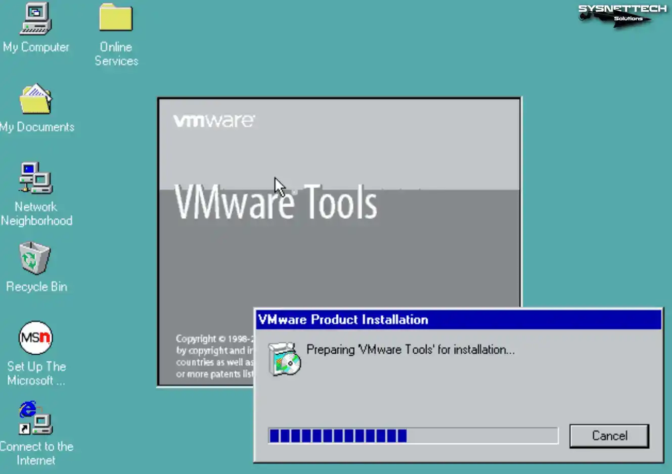 Preparing VMware Tools for Installation