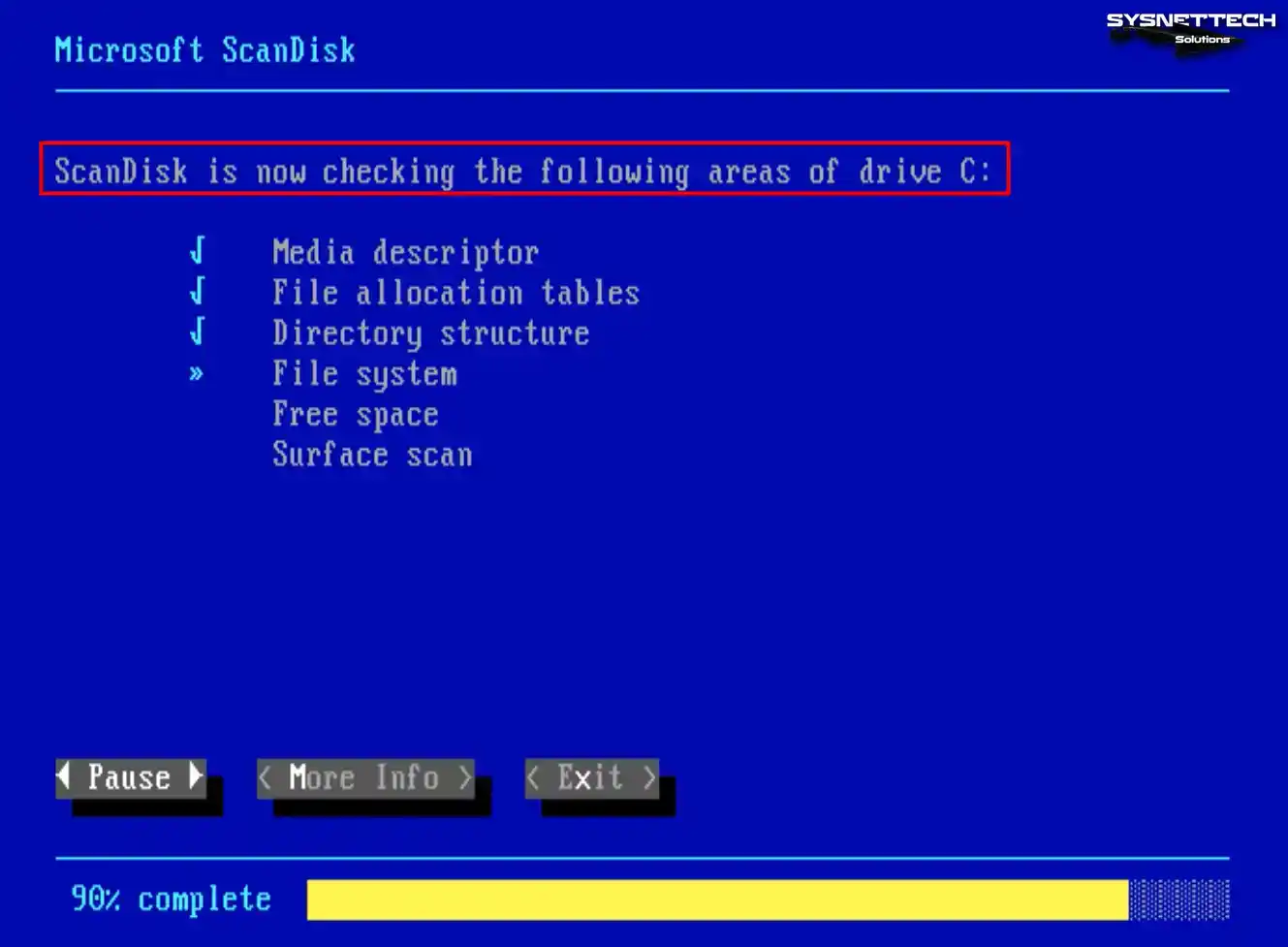 Microsoft ScanDisk