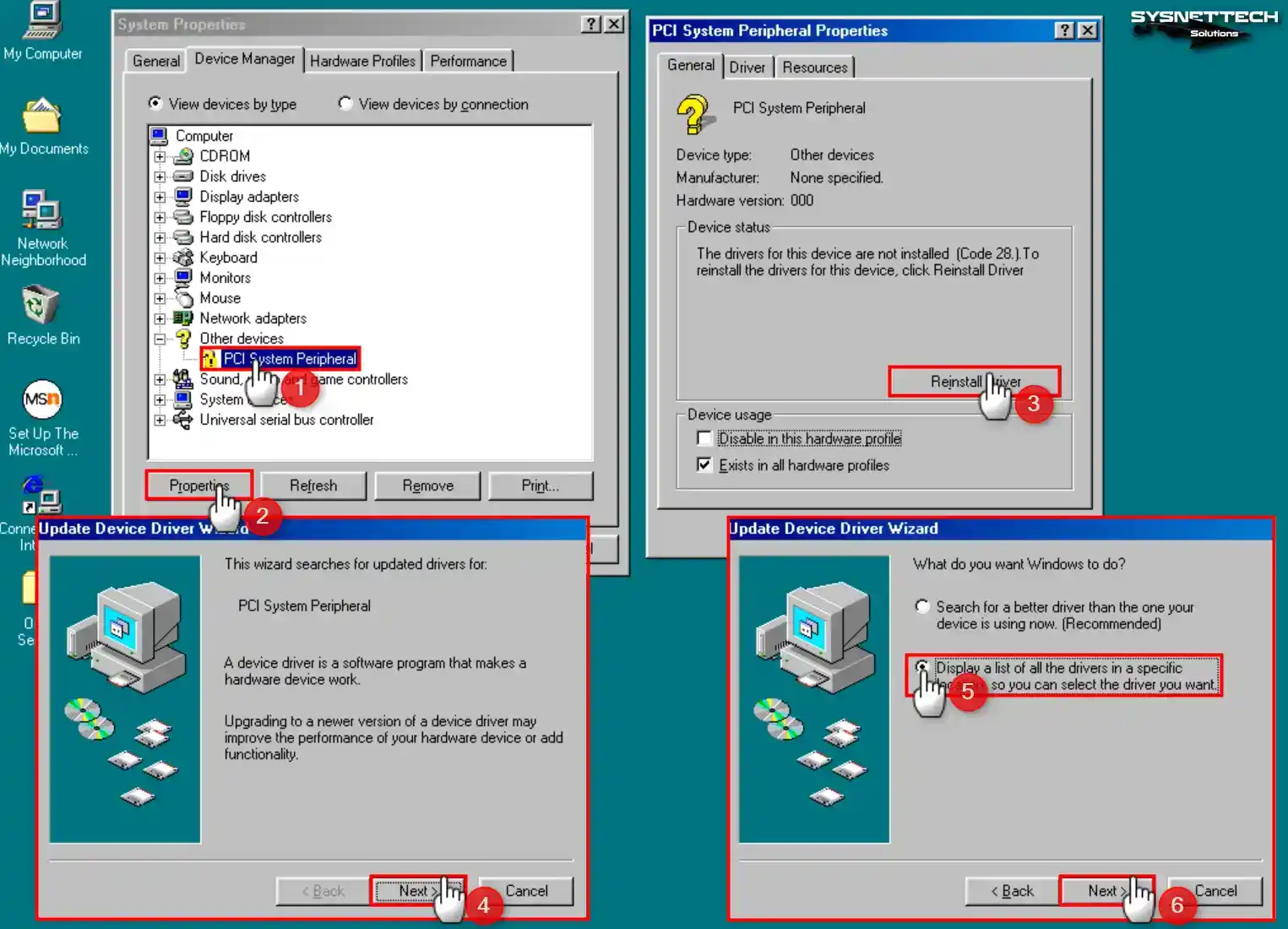 PCI System Peripheral Driver Güncelleme