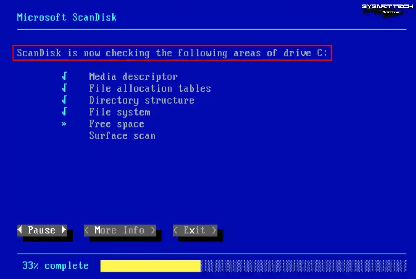 Microsoft ScanDisk