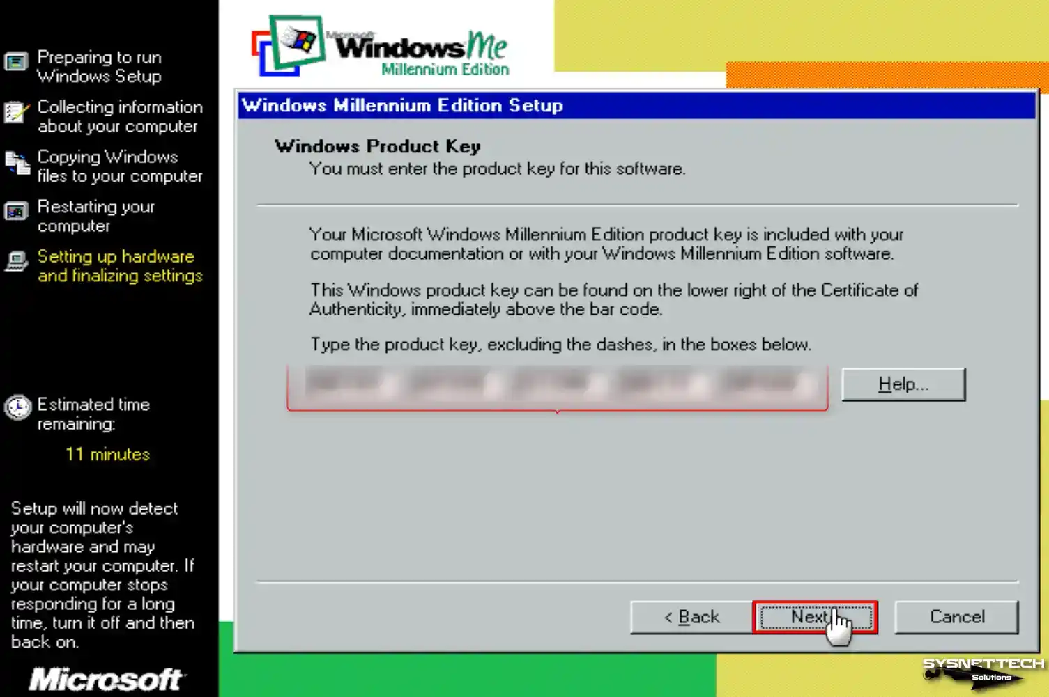 Windows Millennium Product Key