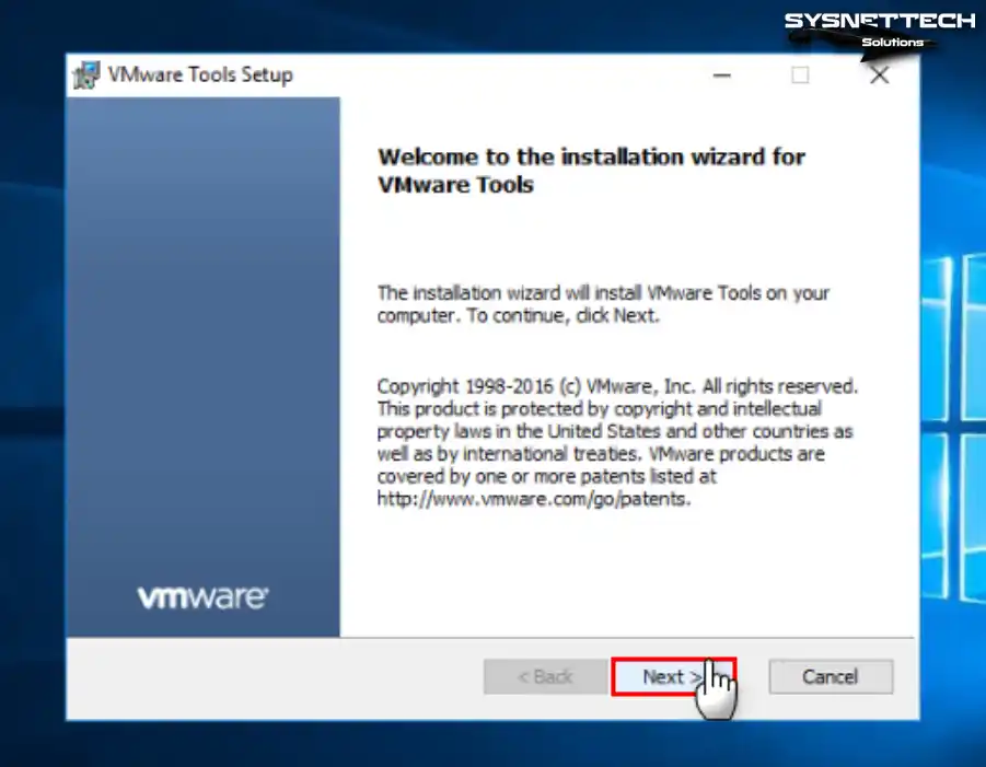 VMware Tools Wizard