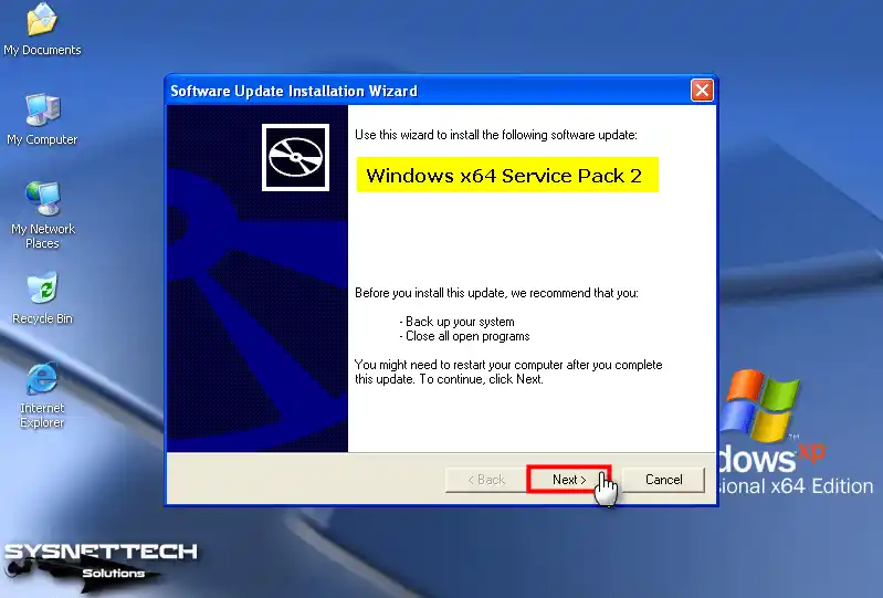Windows x64 Service Pack 2