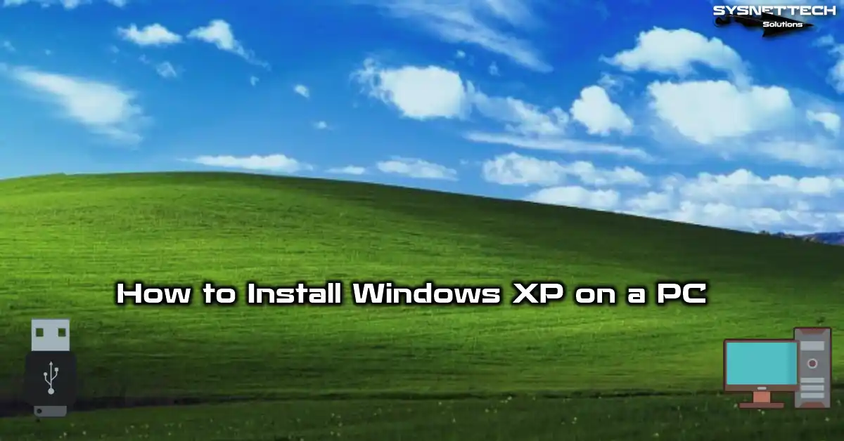 How to Install Windows XP Professional to a Computer using a Flash Disk
