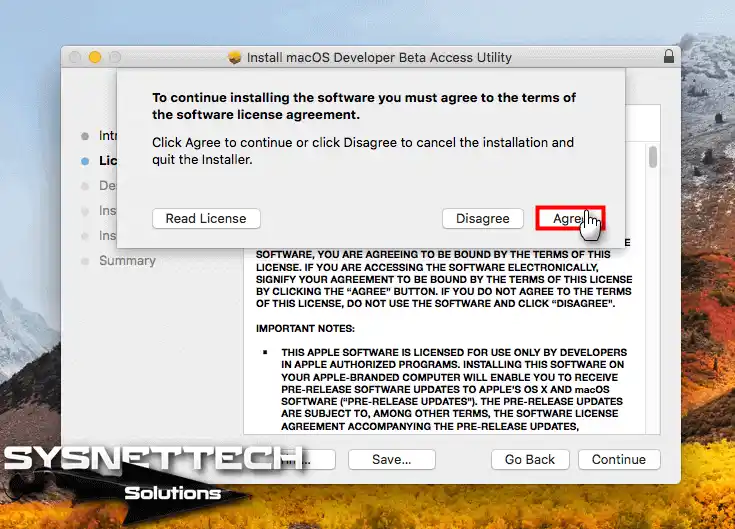 Approve Software License Agreement