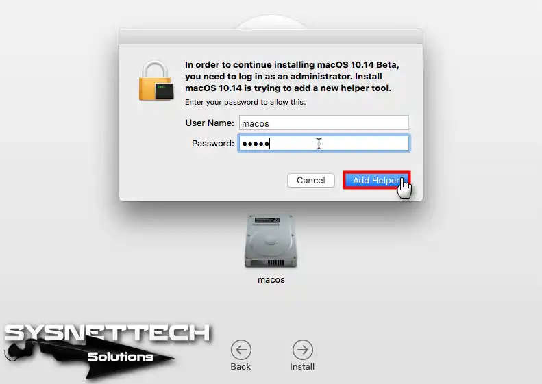 Typing macOS Root Password Again