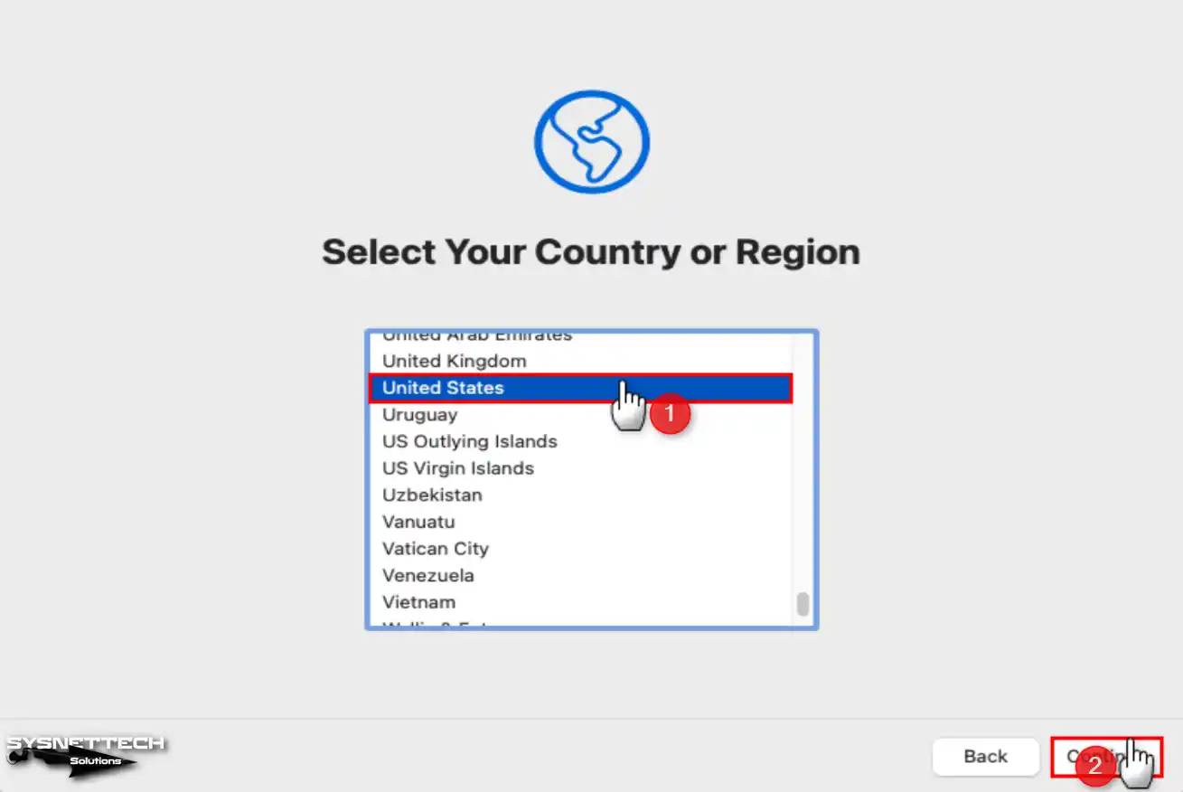 Choose Your Country