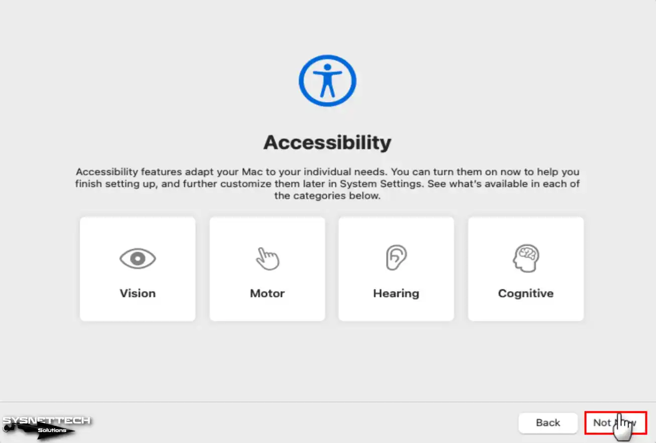 Accessibility Settings