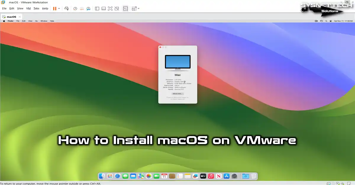 How to Install macOS Sonoma 14 on VMware Workstation
