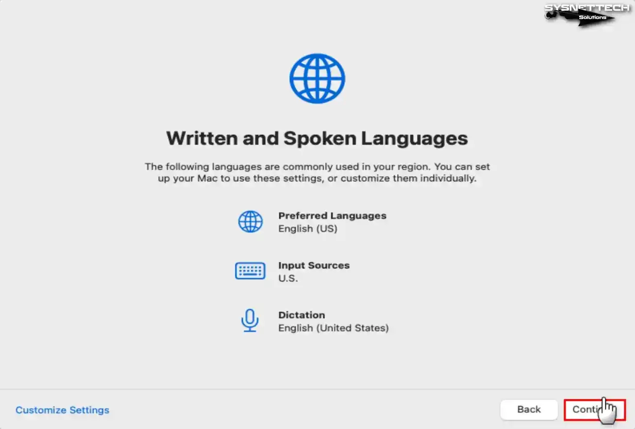 Configuring Written and Spoken Languages