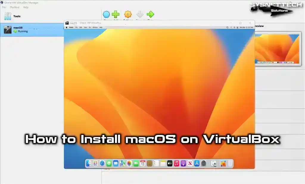How to Install macOS Sonoma 14 in VirtualBox on Windows 11