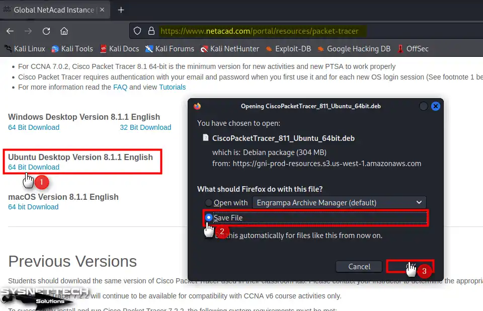 Ubuntu Desktop Version 8.1.1 English
